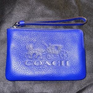 Coach single zip wallet